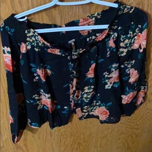 Floral crop top
